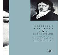 Samuel Taylor Coleridge Coleridge's Writings: On the Sublime Hardcover Book Samuel Taylor Coleridge Multicolor
