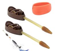 Samuliy Bait Holder for Boat | Metal Inline Method Fishing Feeder | Portable Carp Fishing Equipment, Fishing Lover for Hikers, Fishermen, Campers