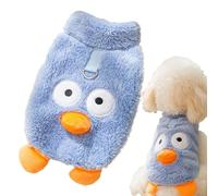 Samuliy Dog Pajamas for Cold Weather, Soft Plush Costume Coat for Pet Cat, Cartoon Big Eyes Pattern Design Dog Cold Weather Coats for Small And Medium Large Pets Dogs, Cats