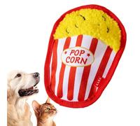 Samuliy Hamburger Dog Toy, Squeaky Hamburger Toy for Pets | Simulation French Fries Soft Plush Molar Toy with Sound | Food Design Hamburger Shaped