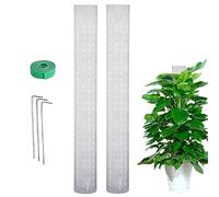 Samuliy Plant Moss | Clear Stackable Plant Support Stakes - Clear Adjustable Moss, Plant Support For Small Moss, Helping Plants Grow Upwards