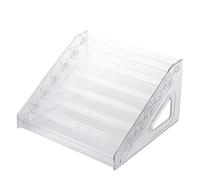 Samuliy Risers Display Stands,7 Tiers Large Capacity Clear Acrylic Card Display Stand | Stylish Makeup Shelf For Family, Friends, Home