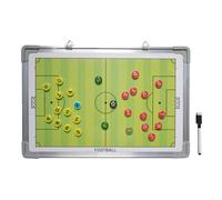 Samuliy Soccer Tactics Board - Erasable Football Coaching Board with 2 Marker Pens,Portable Whiteboard for Referee Tracking Player Development