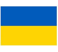 Samunshi® Ukraine Flag Car Sticker in National Colours 10 x 7 cm