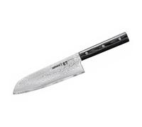 Samura Damascus 67 17.5cm Santoku Hollow Ground Knife