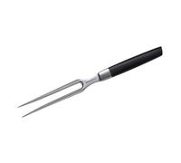Samura MO-V 165mm Precision Forged Stainless Steel Carving Fork Ergonomic Handle for Roasting and BBQ