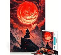 Samurai Aesthetic Posters Hard Jigsaw Puzzle for Adults 1000 Pieces Intellect Toy Cozy Time Quality Cut (38x52cm)