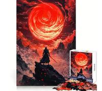 Samurai Aesthetic Posters Jigsaw Puzzle 1000 Piece for Teenagers Reason Skill Toy Relaxing Fun Exact Cut (50x75cm)