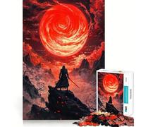Samurai Aesthetic Posters Jigsaw Puzzle 1000 Piece for Teenagers Reason Skill Toy Relaxing Fun Exact Cut (50x75cm)
