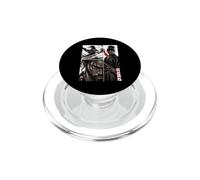 Samurai African American Warrior Japanese Manga PopSockets PopGrip for MagSafe