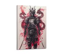 Samurai And Dragon Art Poster Poster Decorative Painting Canvas Wall Posters And Art Picture Print Modern Family Bedroom Decor Posters 20x30inch(50x75cm)