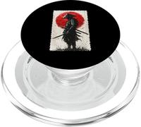 Samurai Anime Japan Graphic Japanese Culture Warrior PopSockets PopGrip for MagSafe
