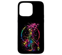 Samurai Armor Japanese Sakura Warrior Art Case for iPhone 15 Pro Max