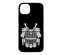 Samurai Armor Warrior Japanese History Line Art Design Case for iPhone 14 Plus