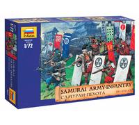 Samurai Army Infantry XVI-XVII AD Figure Plastic Kit 1:72 Model ZVEZDA