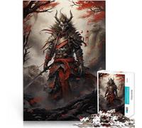 Samurai Art Puzzle for Adults 1000 Pieces Family Game Stress Reliever Difficult Challenge Artists Collection, Fine Art 38x26cm