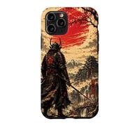 Samurai at Dawn Beneath the Crimson Sun Case for iPhone 11 Pro