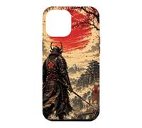 Samurai at Dawn Beneath the Crimson Sun Case for iPhone 12 Pro Max