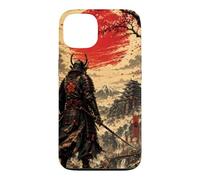 Samurai at Dawn Beneath the Crimson Sun Case for iPhone 13