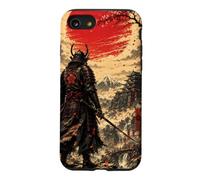 Samurai at Dawn Beneath the Crimson Sun Case for iPhone SE (2020) / 7/8