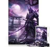 Samurai at Torii Gate 1000 Piece Jigsaw Puzzles for Teenagers Jigsaw Think Toy Together Fun Sharp Cut Art Collectible (38x26cm)