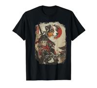 Samurai Australian Shepherd Dog Lover Vintage Mens Graphic Value Graphic T-Shirt, Men, Black, S