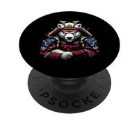 Samurai Bear PopSockets Adhesive PopGrip