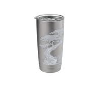 Samurai Beneath The Bonsai Stainless Steel Insulated Tumbler