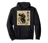 Samurai Bigfoot Invincible Beast Japanese Warrior Sasquatch Pullover Hoodie