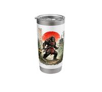 Samurai Bigfoot Japanese Ukiyoe Warrior Art Stainless Steel Insulated Tumbler