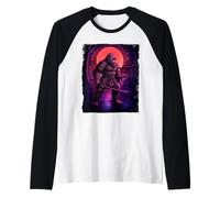 Samurai Bigfoot - Sasquatch Yeti Cryptids Raglan Baseball Tee