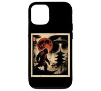 Samurai Bigfoot UFO Japanese Vintage Ukiyo-e Art Woodblock Case for iPhone 12/12 Pro