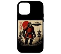Samurai Bigfoot UFO Japanese Vintage Ukiyo-e Art Woodblock Case for iPhone 12 mini