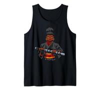 Samurai Black Woman African Warrior Anime Aesthetic Graphic Tank Top