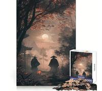 Samurai Brotherhood Forest 1000 Pieces Jigsaw Puzzles for Adults Improve Memory Peaceful Fun Sharp Edge (50x75cm)