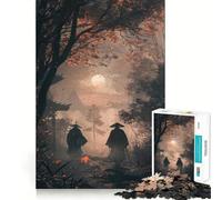 Samurai Brotherhood Forest 1000 Pieces Jigsaw Puzzles for Teenagers Logic Train Toy Quiet Fun Smooth Cut Lovely Gift (38x52cm)