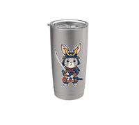 Samurai Bunny Cute Armor Stainless Steel Insulated Tumbler