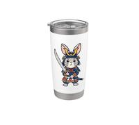 Samurai Bunny Cute Armor Stainless Steel Insulated Tumbler