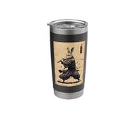 Samurai Bunny Japanese Art Rabbit Warrior Bushido Katana Stainless Steel Insulated Tumbler