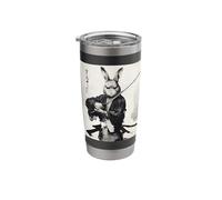 Samurai Bunny Vintage Rabbit Warrior Art Easter Day Men Boys Stainless Steel Insulated Tumbler