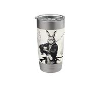 Samurai Bunny Vintage Rabbit Warrior Art Easter Day Men Boys Stainless Steel Insulated Tumbler