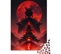 Samurai Burning Castle 1000-Piece Adult Jigsaw Puzzle, 52x38cm/1000pcs, White Cardboard with Reduced Dust; for Relaxed Evenings at The Table
