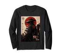 Samurai Bushido Warrior Design Honor Discipline Japanese Art Long Sleeve T-Shirt