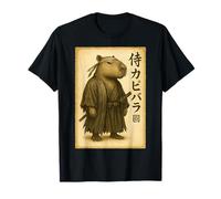 Samurai Capybara Japan Vintage Art T-Shirt