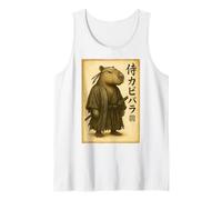Samurai Capybara Japan Vintage Art Tank Top