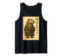 Samurai Capybara Japan Vintage Art Tank Top