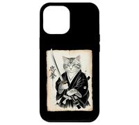 Samurai Cat Funny Vintage Ukiyo-e Art Warrior Japanese Japan Case for iPhone 12 Pro Max