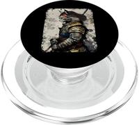 Samurai Cat Graphic Warrior Vintage Japanese Art Anime PopSockets PopGrip for MagSafe