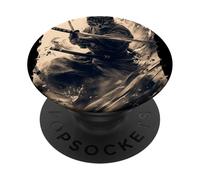 Samurai Cat - Japan Warrior Katana Power PopSockets Adhesive PopGrip