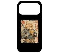 Samurai Cat Loves Ramen Funny Anime Japanese Artwork Samurai Case for iPhone 17 Pro Max